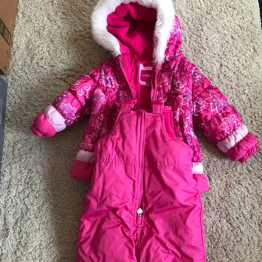 London Fog Snowsuit Girl 18 mo
